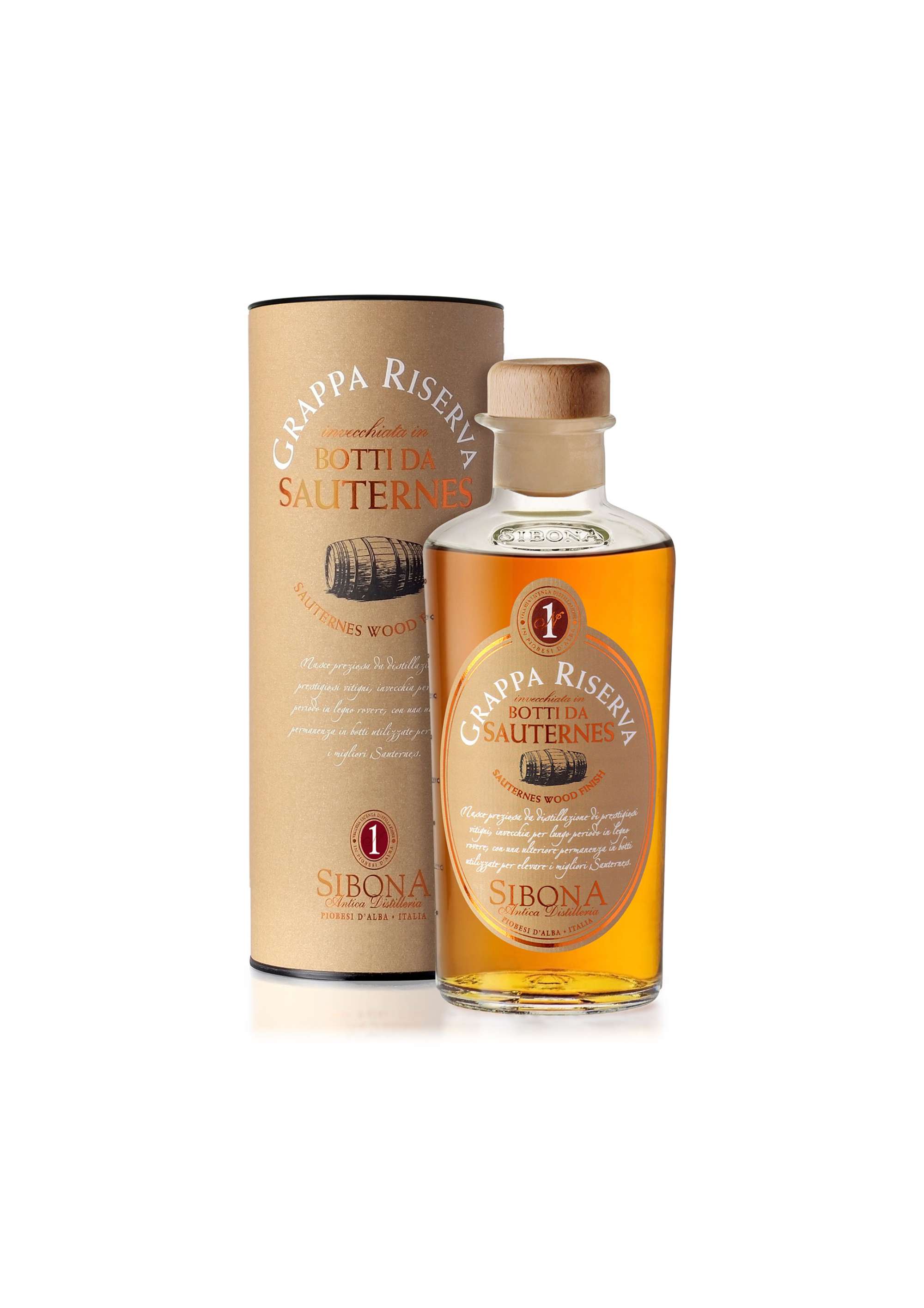 Grappa Riserva in Botti di Sauternes